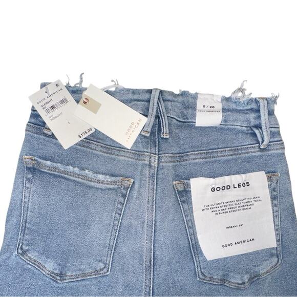 NWT Good American Good Legs Skinny Jeans in Indigo Size 2/26 Retail $135 - Picture 5 of 6